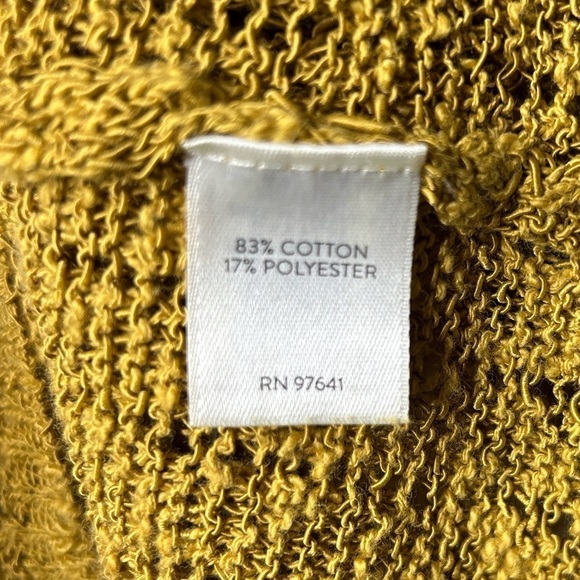 J.Jill Open Stitch V-Neck Tunic Sweater in Gilded Coin Size 2X - Picture 5 of 8